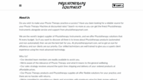 What Physiotherapymart.com website looked like in 2019 (5 years ago)