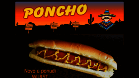 What Poncho.rs website looked like in 2019 (4 years ago)