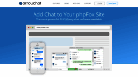 What Phpfoxchat.com website looked like in 2019 (5 years ago)