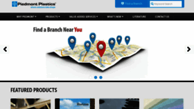 What Piedmontplastics.com website looked like in 2019 (6 years ago)