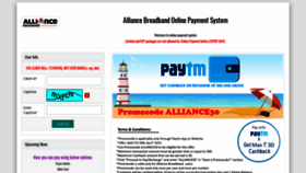 What Pay2abs.alliancebroadband.in website looked like in 2019 (4 years ago)