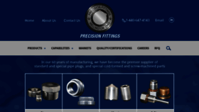 What Precisionfittings.com website looked like in 2019 (4 years ago)