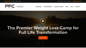 What Premierfitnesscamp.com website looked like in 2019 (4 years ago)