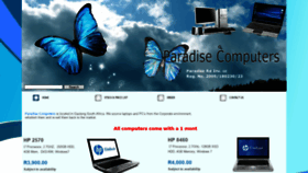 What Paradiserd.co.za website looked like in 2019 (4 years ago)