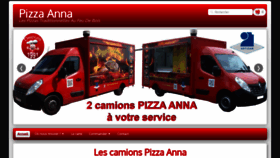 What Pizza-anna.fr website looked like in 2019 (4 years ago)