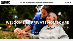 What Privatehomecarestl.com website looked like in 2019 (4 years ago)