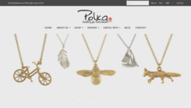 What Polkadotgallery.com website looked like in 2019 (5 years ago)