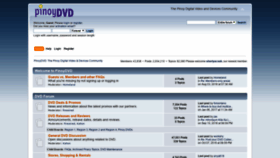 What Pinoydvd.com website looked like in 2019 (4 years ago)