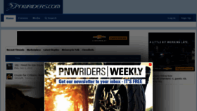 What Pnwriders.com website looked like in 2019 (4 years ago)