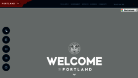 What Portlandmaine.gov website looked like in 2019 (4 years ago)