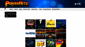 What Powerhitz.com website looked like in 2019 (4 years ago)
