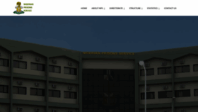 What Prisons.gov.ng website looked like in 2019 (4 years ago)