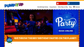 What Pumpitupparty.com website looked like in 2019 (4 years ago)