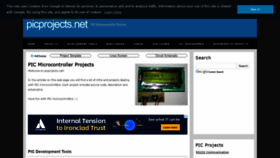 What Picprojects.net website looked like in 2019 (4 years ago)