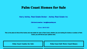 What Palmcoastrealestate-fl.com website looked like in 2019 (4 years ago)