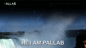 What Pallab.com website looked like in 2019 (4 years ago)