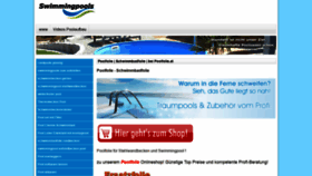 What Poolfolie.at website looked like in 2019 (4 years ago)