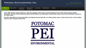 What Potomacenv.com website looked like in 2019 (4 years ago)