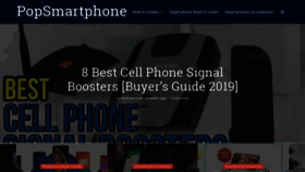 What Popsmartphone.com website looked like in 2019 (4 years ago)