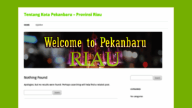 What Pekanbaruriau.com website looked like in 2019 (4 years ago)
