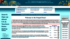 What Penpalparty.com website looked like in 2019 (4 years ago)