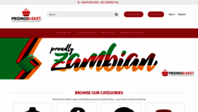 What Promobasket.co.zm website looked like in 2019 (4 years ago)