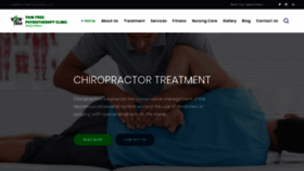 What Painfreephysiotherapy.com website looked like in 2019 (4 years ago)