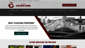 What Porters.com website looked like in 2019 (4 years ago)