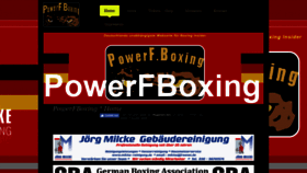 What Powerfboxing.com website looked like in 2019 (4 years ago)