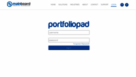 What Portfoliopad.com website looked like in 2019 (4 years ago)