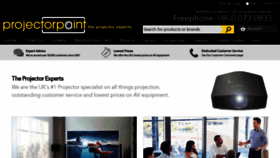 What Projectorpoint.co.uk website looked like in 2019 (4 years ago)