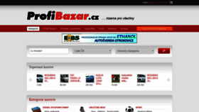 What Profi-bazar.cz website looked like in 2019 (4 years ago)