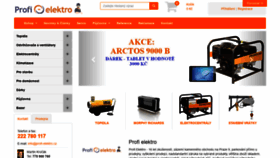 What Profi-elektro.cz website looked like in 2019 (4 years ago)
