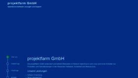 What Projektfarm.com website looked like in 2019 (4 years ago)