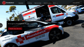 What Phonebulance.com website looked like in 2019 (4 years ago)