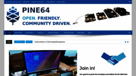 What Pine64.org website looked like in 2019 (4 years ago)