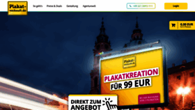 What Plakat-verkauft.de website looked like in 2019 (4 years ago)