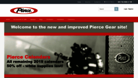 What Piercegear.com website looked like in 2019 (4 years ago)