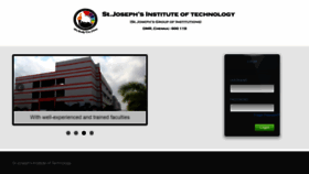 What Portal.stjosephstechnology.ac.in website looked like in 2019 (4 years ago)