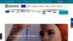 What Pharma-research.in website looked like in 2019 (4 years ago)