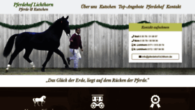 What Pferdehof-lichthorn.de website looked like in 2019 (4 years ago)