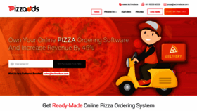 What Pizzaods.com website looked like in 2019 (4 years ago)