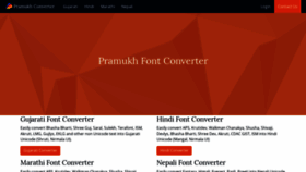 What Pramukhfontconverter.com website looked like in 2019 (4 years ago)