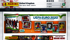 What Panini.co.uk website looked like in 2019 (7 years ago)