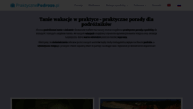 What Praktycznepodroze.pl website looked like in 2019 (4 years ago)