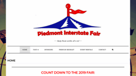 What Piedmontinterstatefair.com website looked like in 2019 (4 years ago)