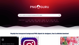 What Pngguru.com website looked like in 2019 (4 years ago)