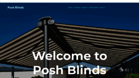 What Poshblinds.co.uk website looked like in 2019 (4 years ago)