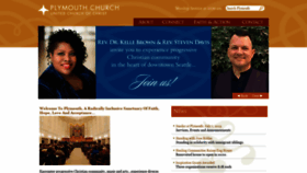 What Plymouthchurchseattle.org website looked like in 2019 (4 years ago)