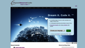 What Planet-source-code.com website looked like in 2019 (4 years ago)